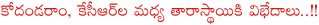 telangan cm kcr,jac convenyor kodanda ram,kodanda ram vs kcr,telangan vikas samithi,kondaram on kcr,devi prasad,kcr on kodanda ram,kodanda ram history,kodanda ram career